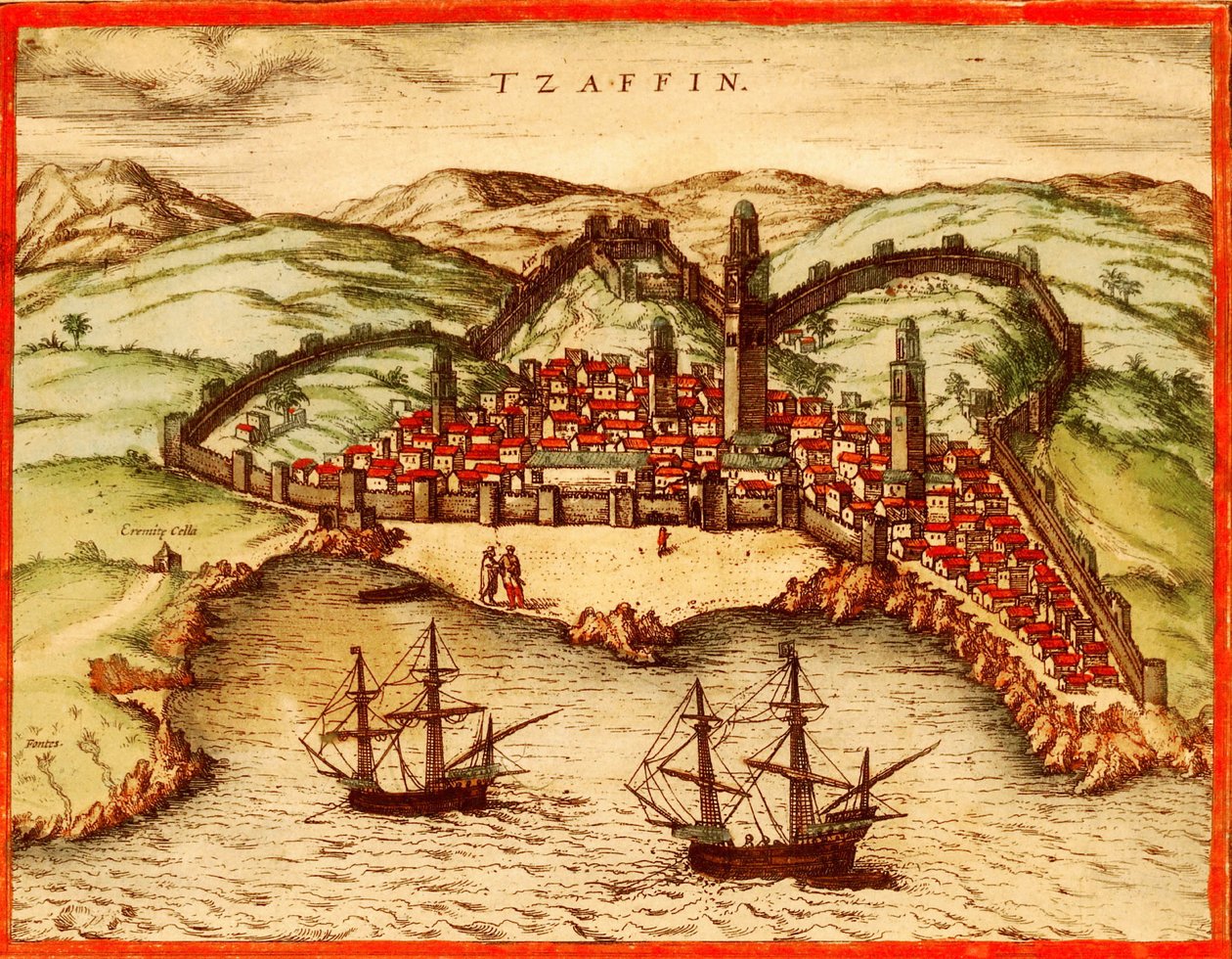 Safi, Marokko tekijältä Georg and Hogenberg Franz (1535 90) Braun