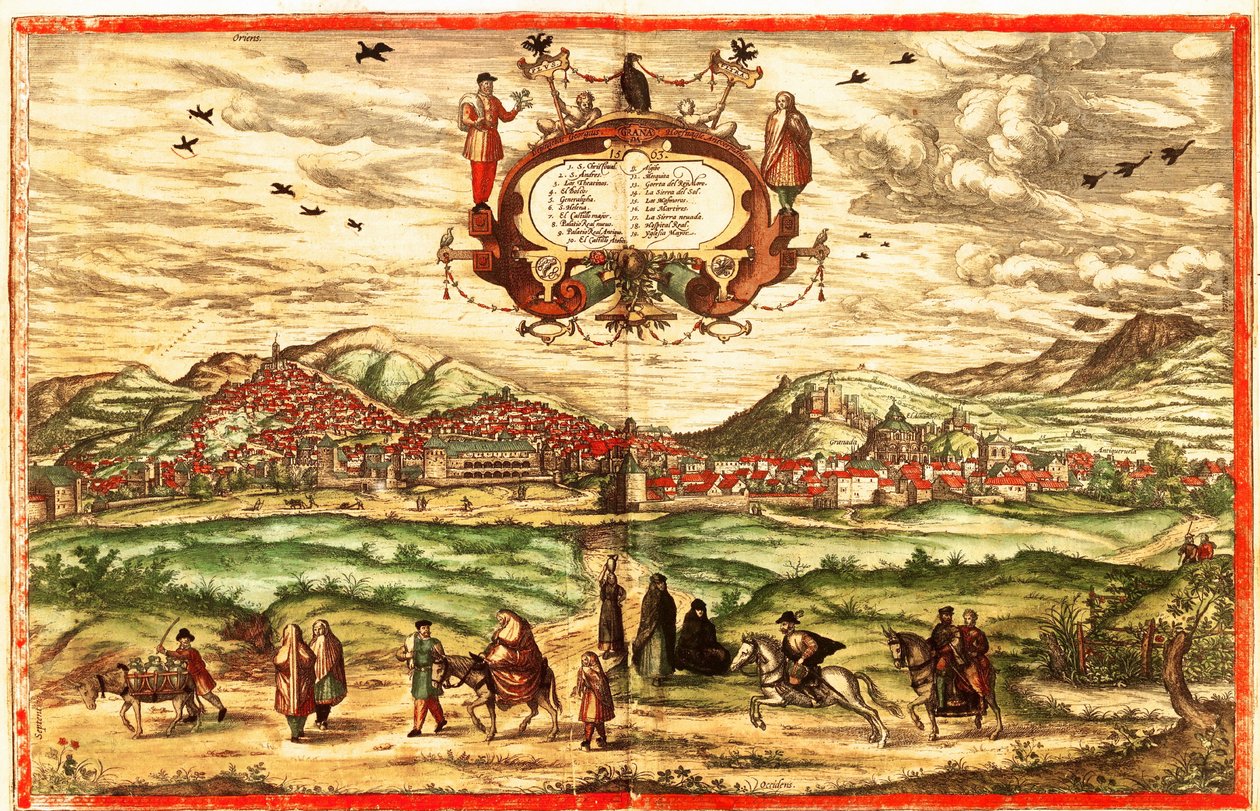 Espanja tekijältä Georg and Hogenberg Franz (1535 90) Braun