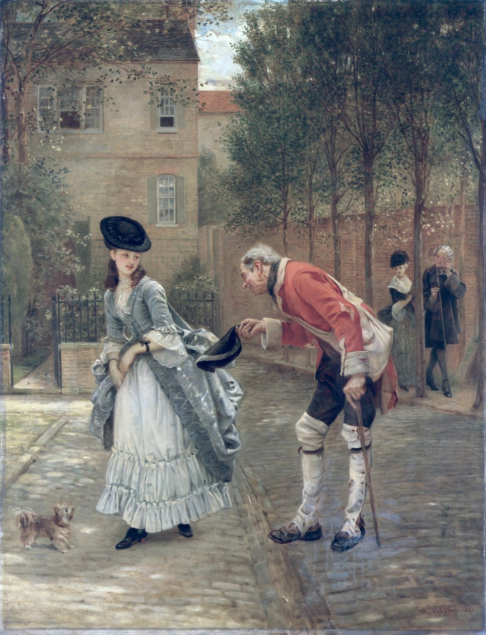 Vanha sotilas, 1869 tekijältä George Adolphus Storey