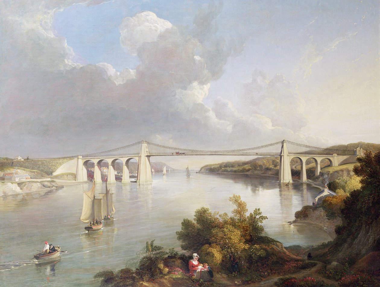 Menain silta, Pohjois-Wales tekijältä George Arnald