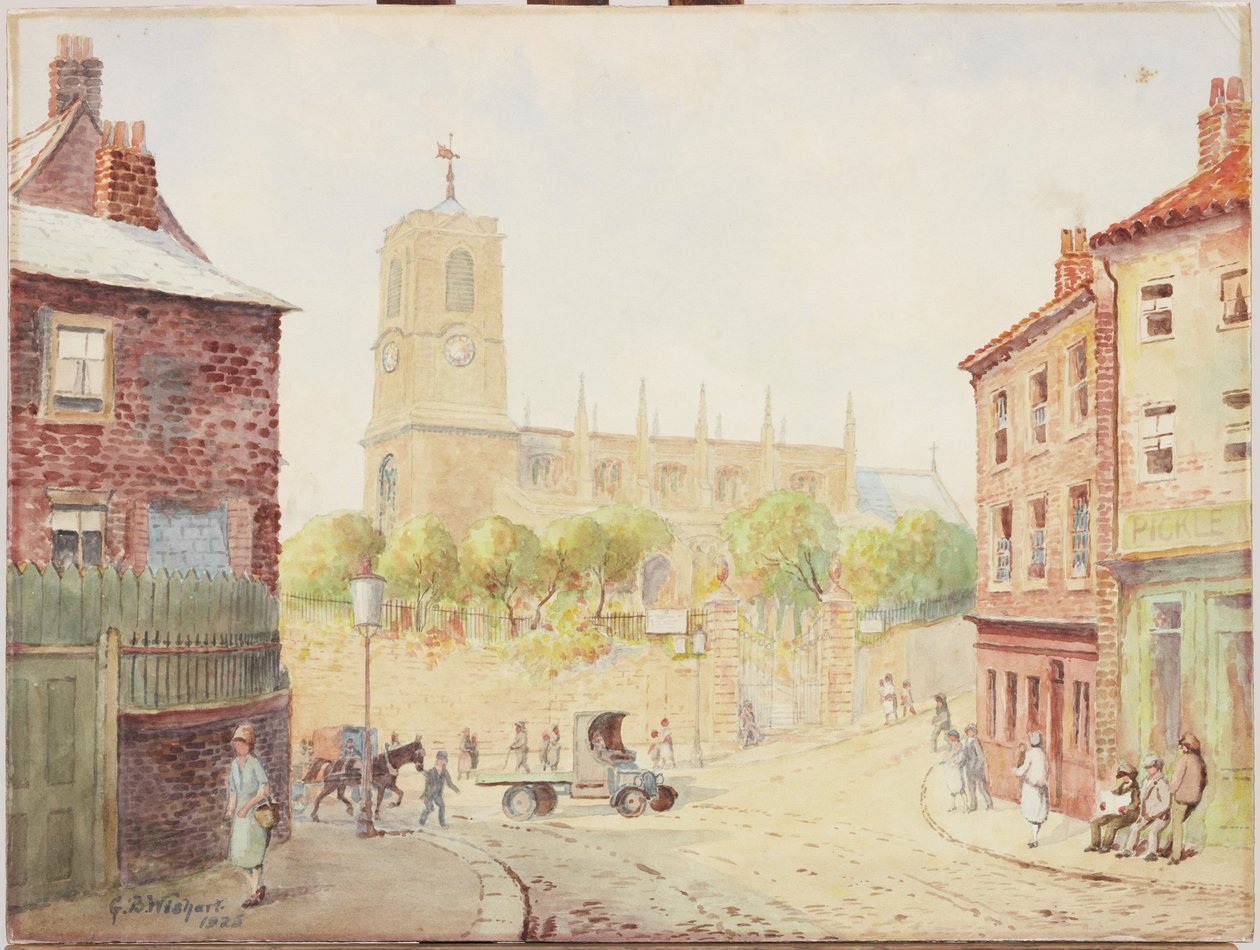 St. Marys, Gateshead, 1925 (wc aluksella) tekijältä George Barclay Wishart