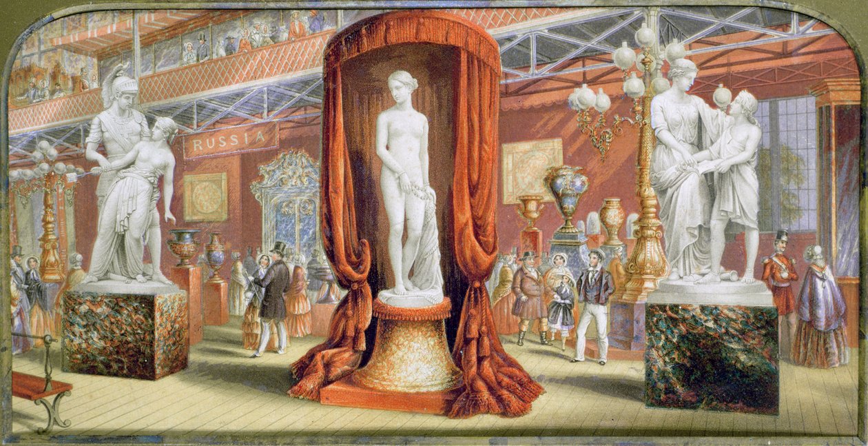 Suuri näyttely, Venäjän osasto "Gems of the Great Exhibition", 1851 (tulostus) tekijältä George Baxter