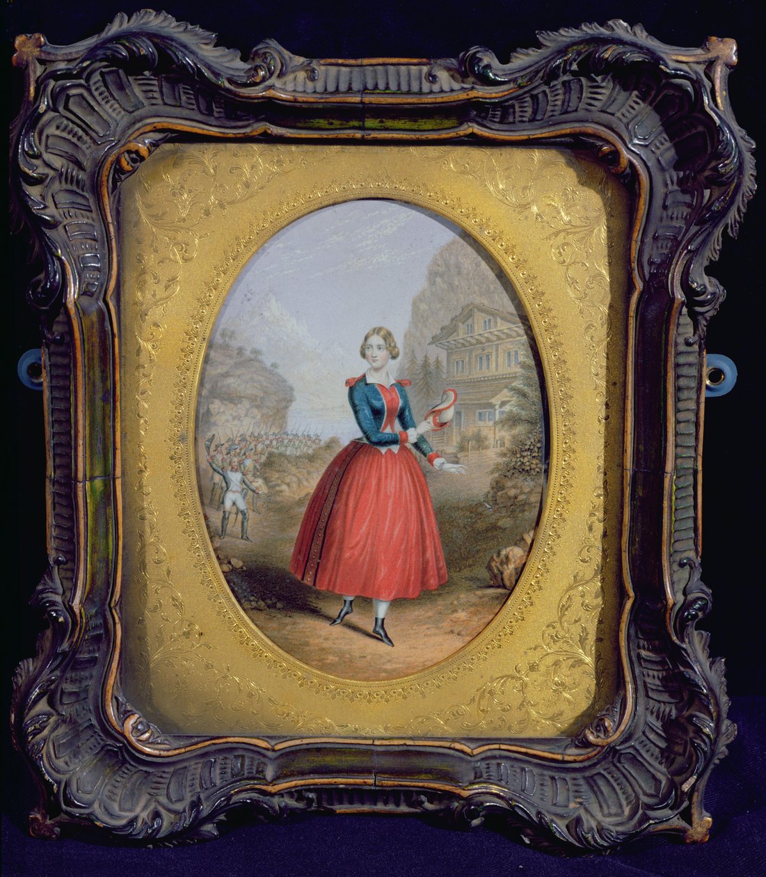 Jenny Lind (väriprintti) tekijältä George Baxter