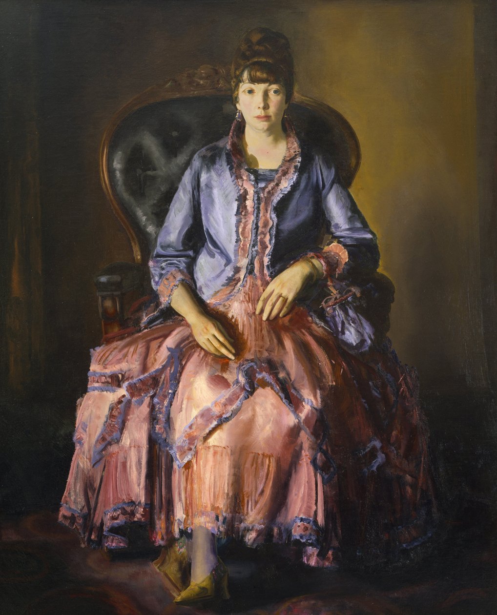 Emma violetissa mekossa tekijältä George Wesley Bellows