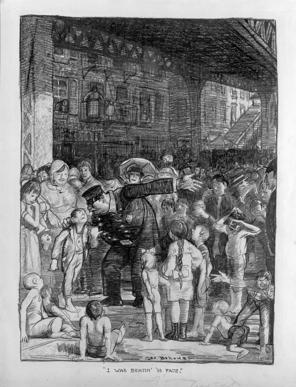 I Was Beatin on Face tekijältä George Wesley Bellows