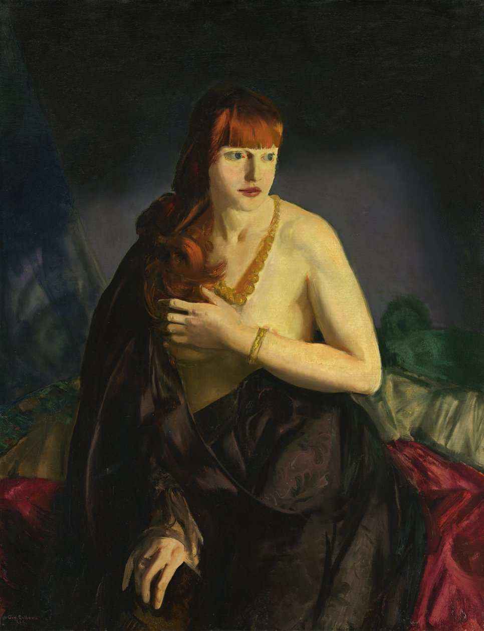 Alaston punaisilla hiuksilla tekijältä George Wesley Bellows