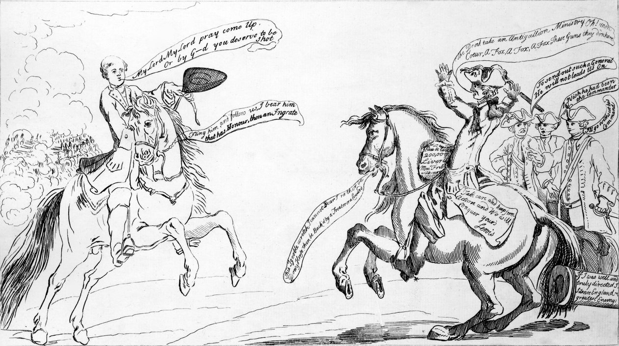 Pompadour-kenraali, n. 1759 tekijältä George Bickham