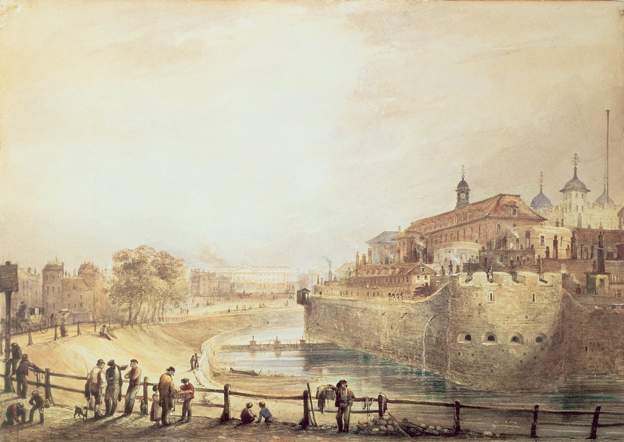 Lontoon Tower, noin 1840 tekijältä George Bryant Campion