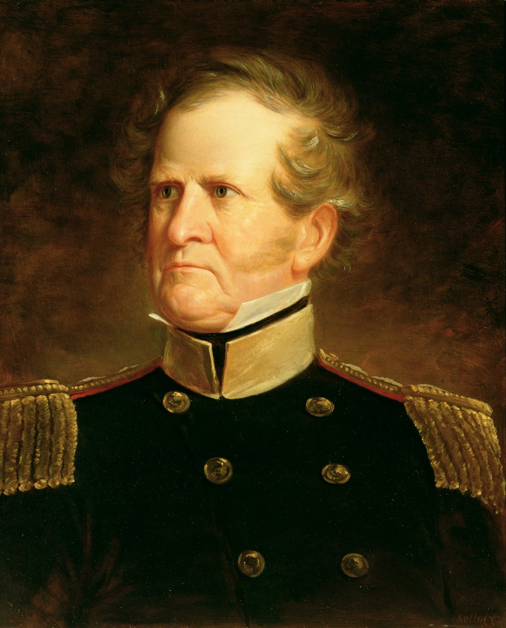 Kenraali Winfield Scott (1786-1866), noin 1835 tekijältä George Catlin