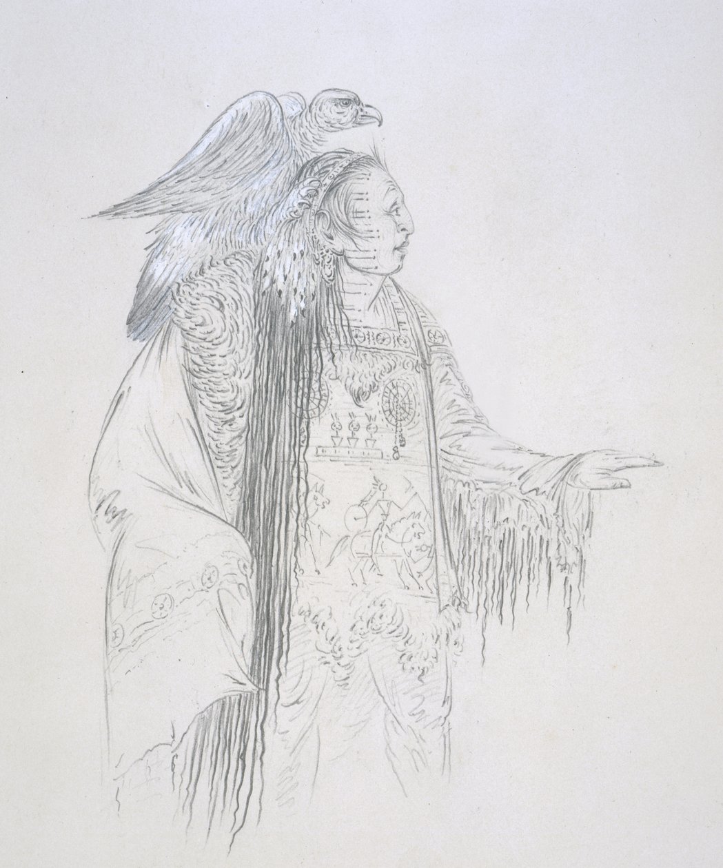 Pa-ris-ka-roo-pa (Kaksi varista) 1852 tekijältä George Catlin