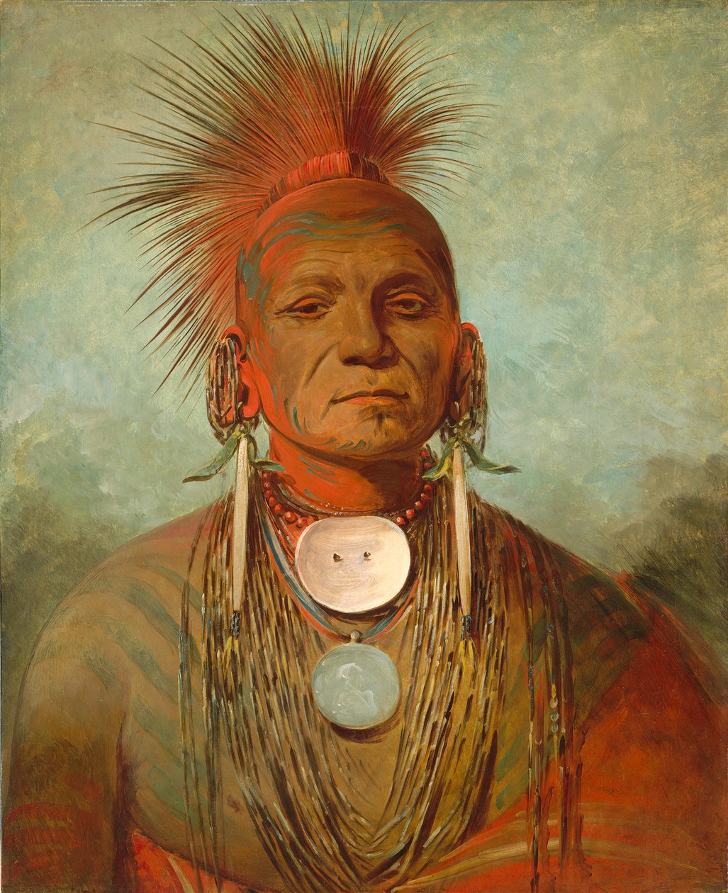 See-non-ty-a, Iowan lääketieteellinen mies, 1844-45 tekijältä George Catlin