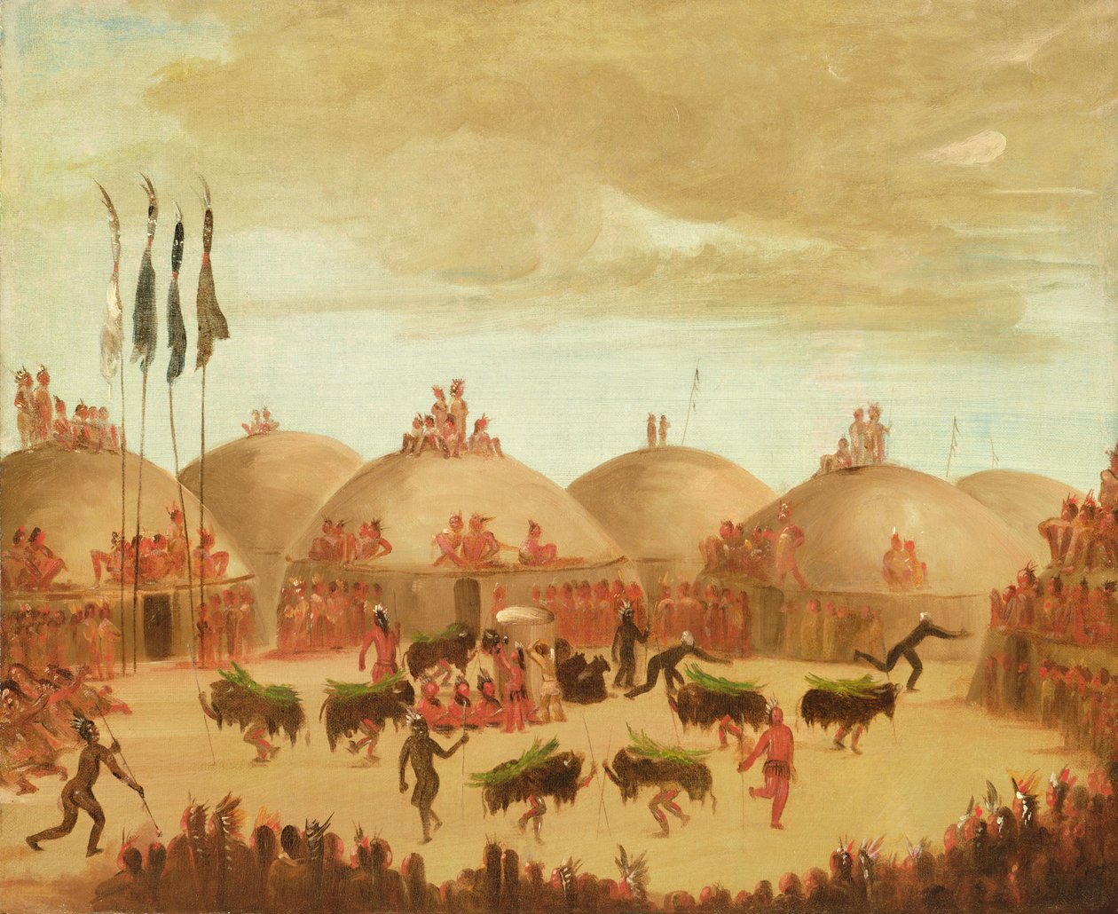 Härkätanssi tekijältä George Catlin