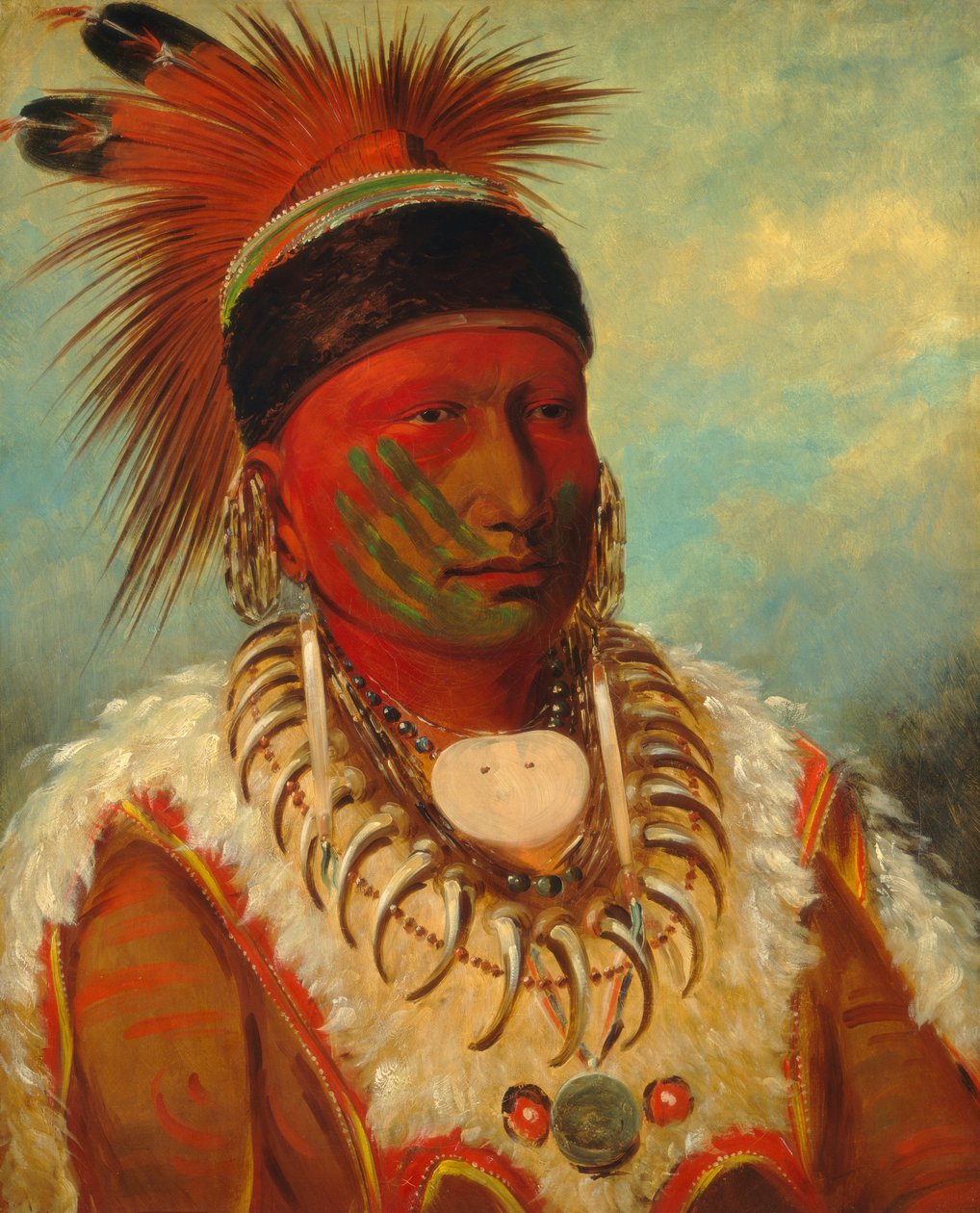 Valkoinen pilvi, Iowasin pääpäällikkö tekijältä George Catlin