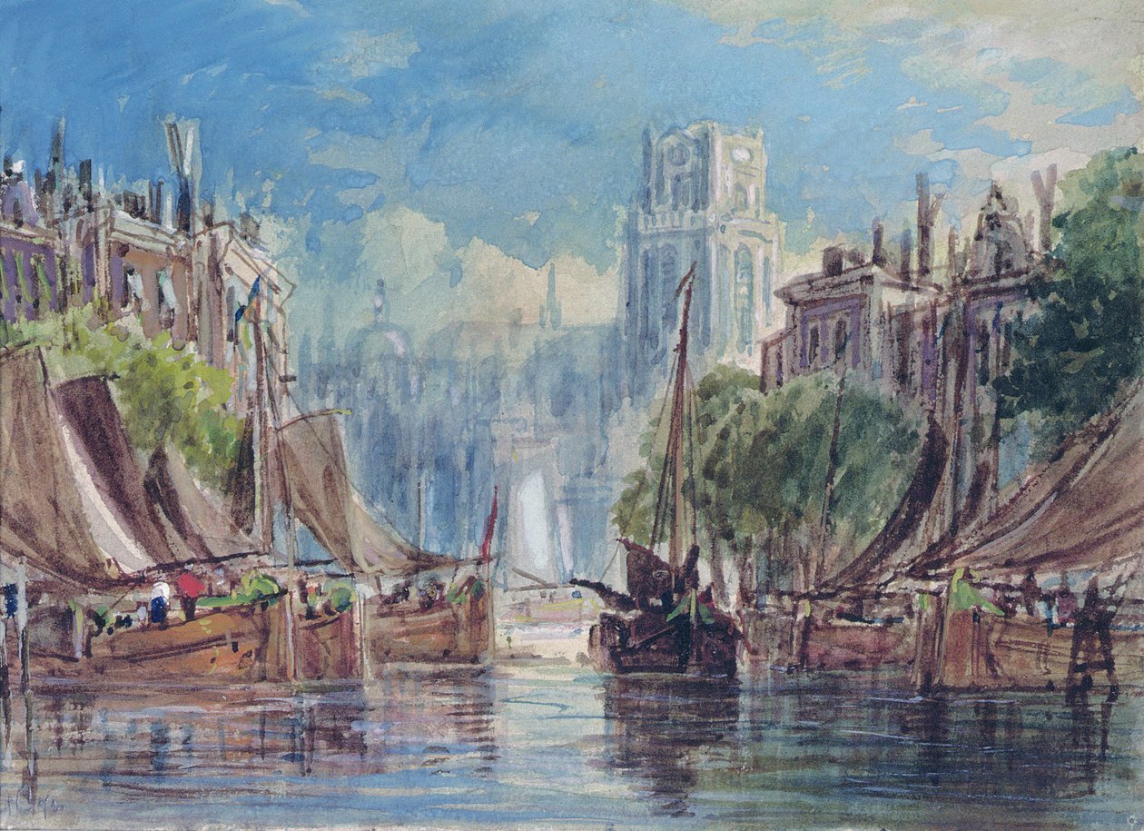 Näkymä Rotterdamiin tekijältä George the Elder Chambers