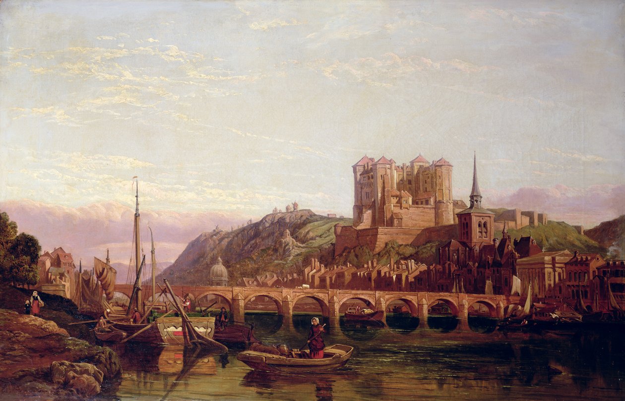 Saumur, Loiren laaksossa tekijältä George Clarkson Stanfield