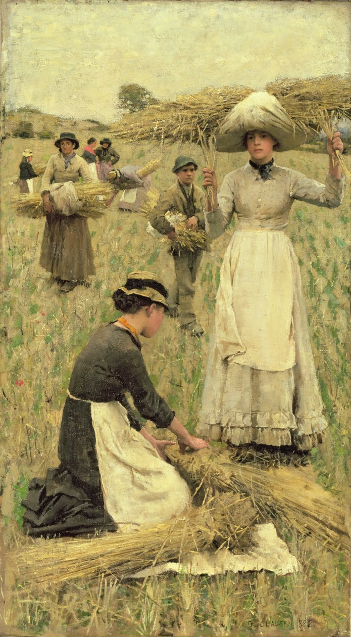 Gleaners, 1882 tekijältä George Clausen