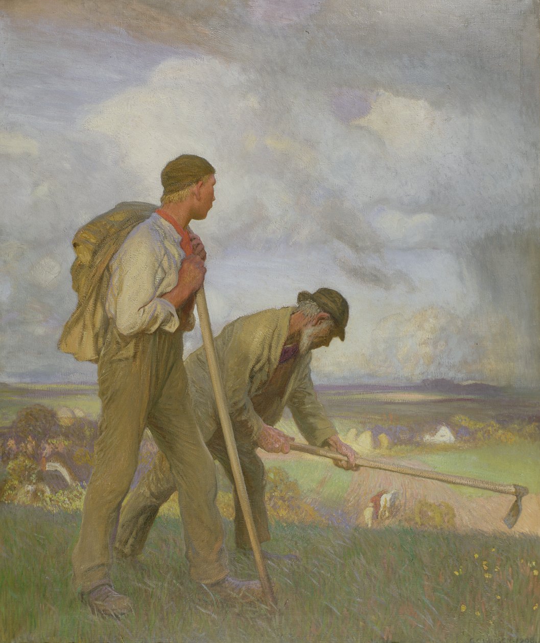 Poika ja mies, 1908 tekijältä George Clausen