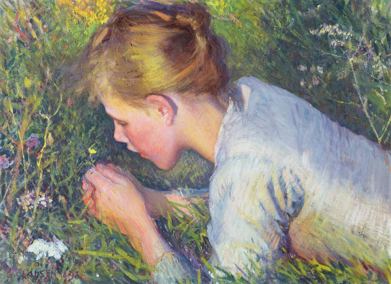 Pellon pienet kukat, 1895 tekijältä George Clausen