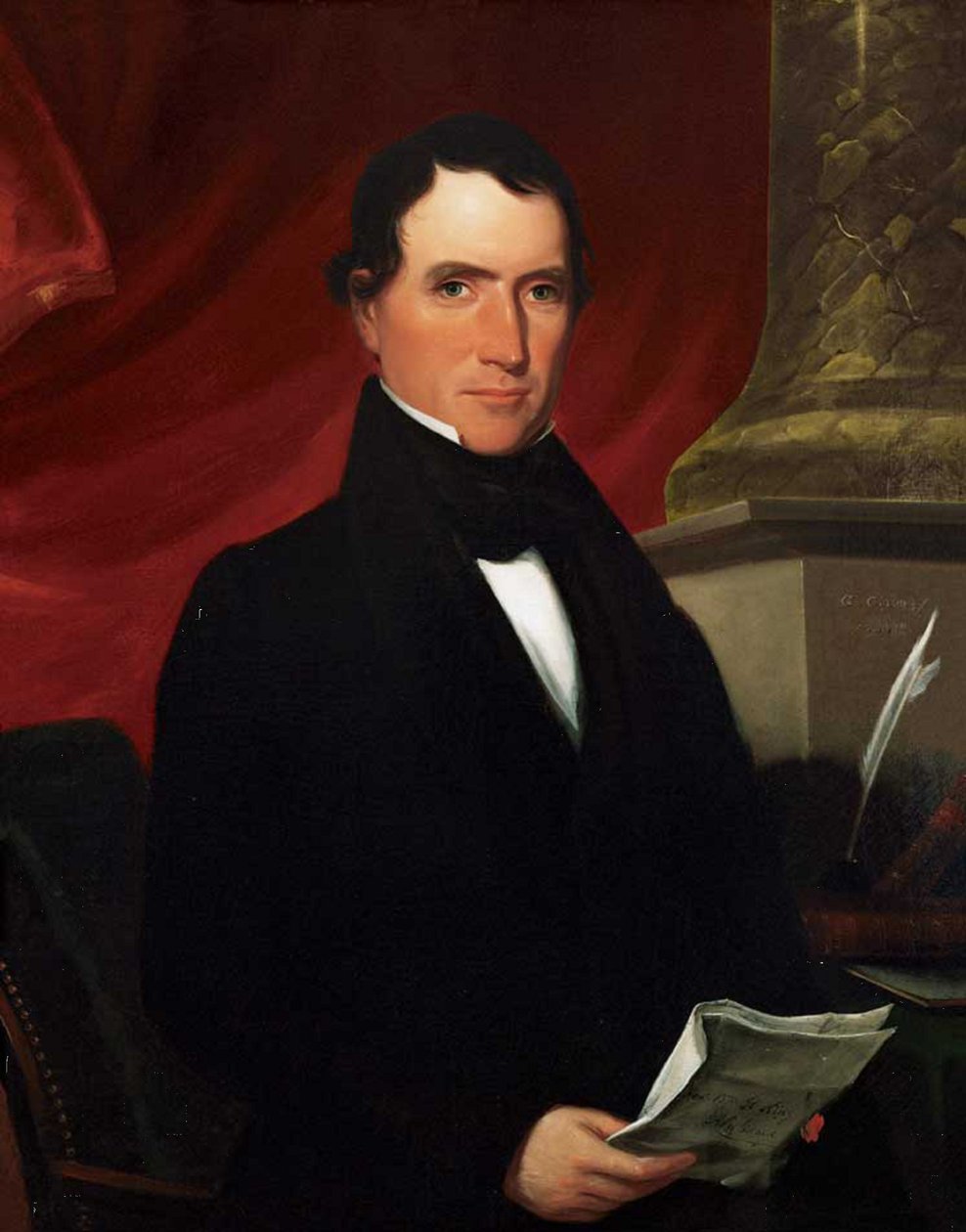 Öljy kankaalle William R. Kingin muotokuva tekijältä George Cooke