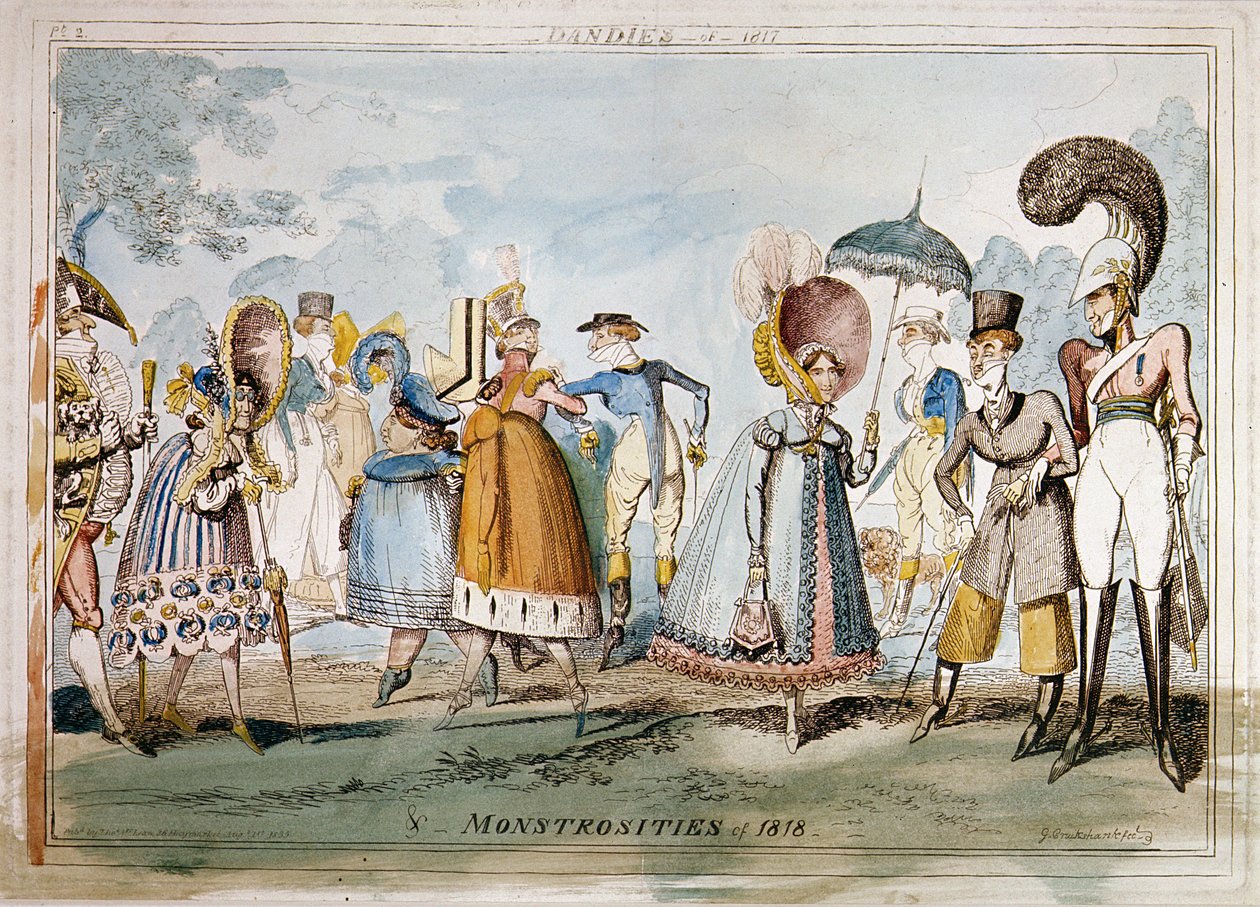 Vuoden 1818 hirviöt, tekijältä George Cruikshank