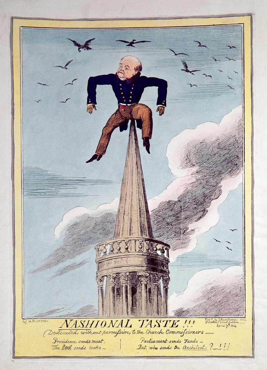 "Nashional Taste", pubi. 1824 tekijältä George Cruikshank