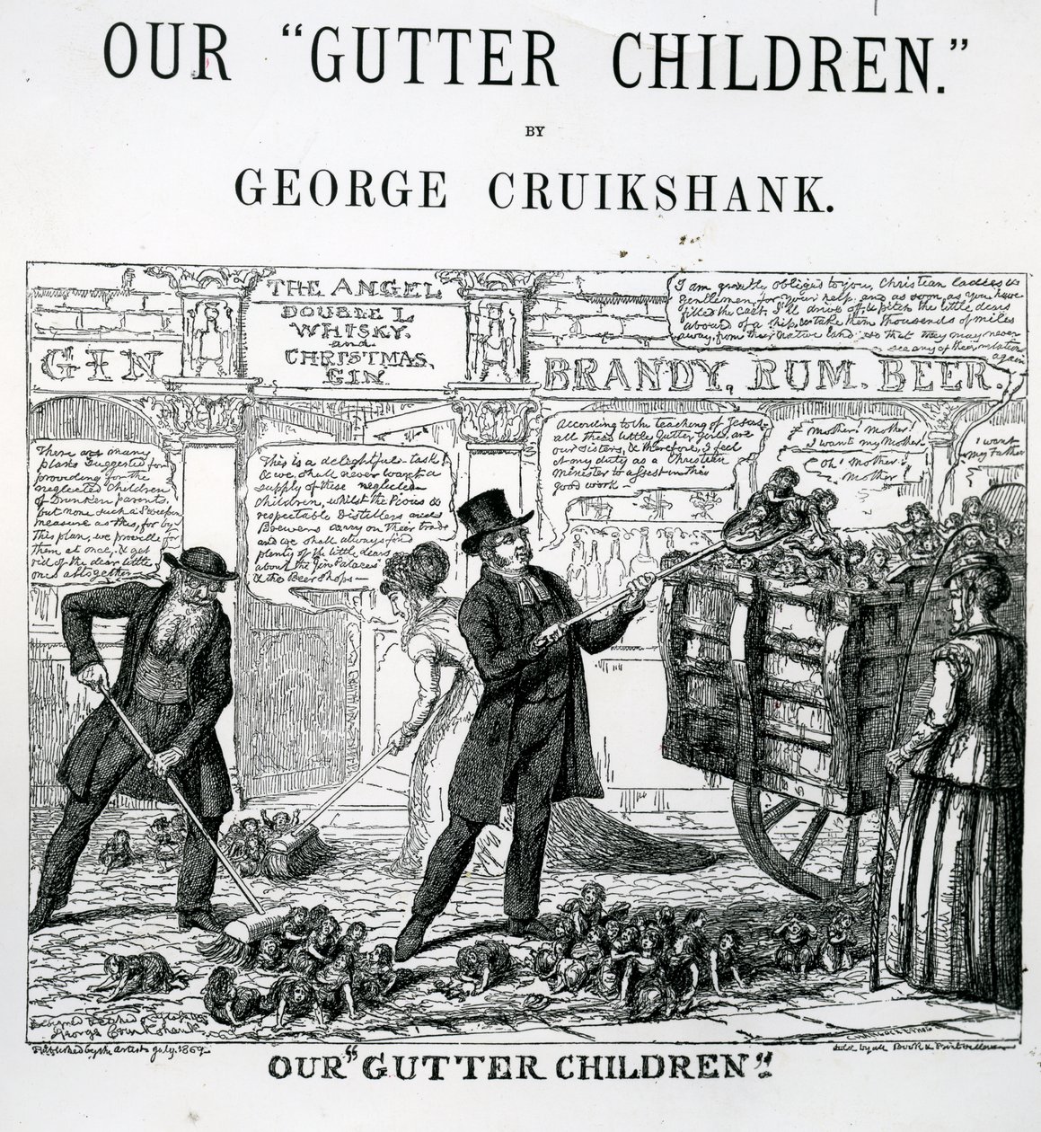 Kourulapsemme, 1869 tekijältä George Cruikshank