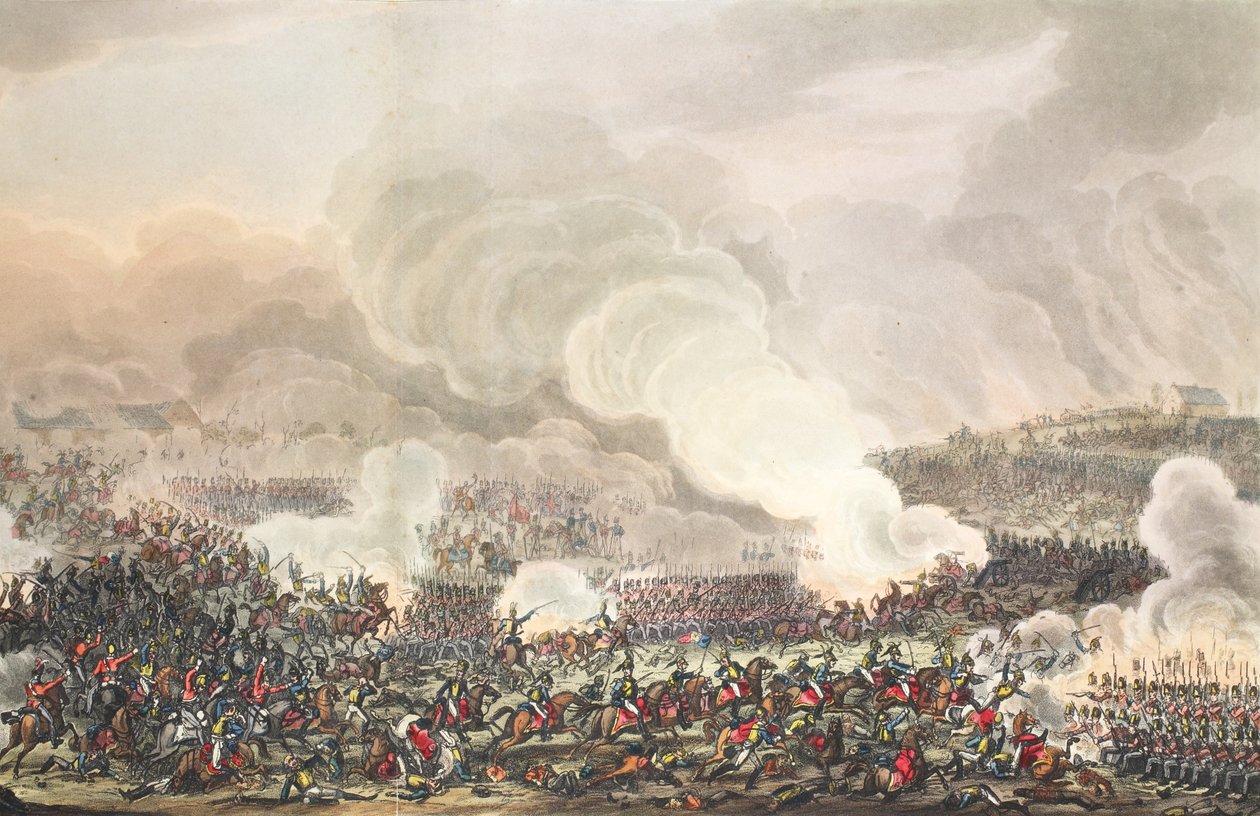 Waterloon taistelu tekijältä George Cruikshank