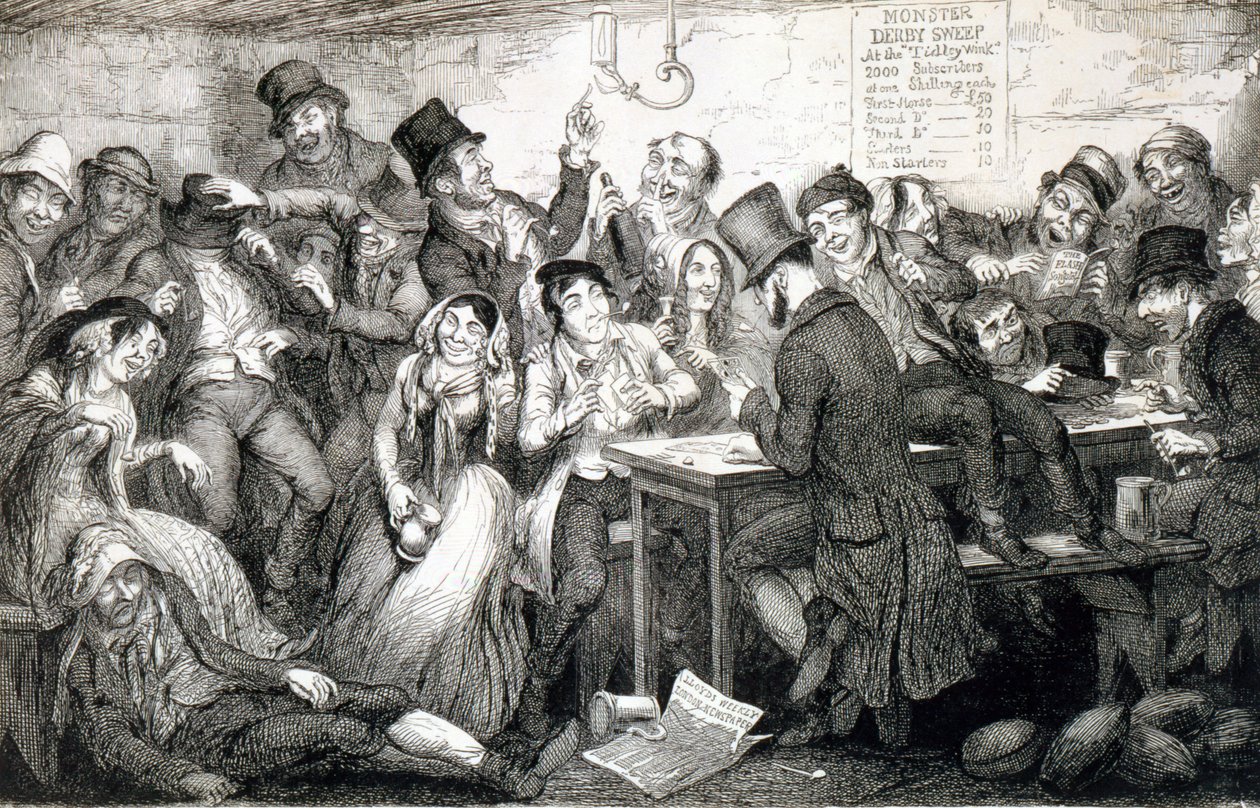 Poika pelaa rahansa, "The Drunkard