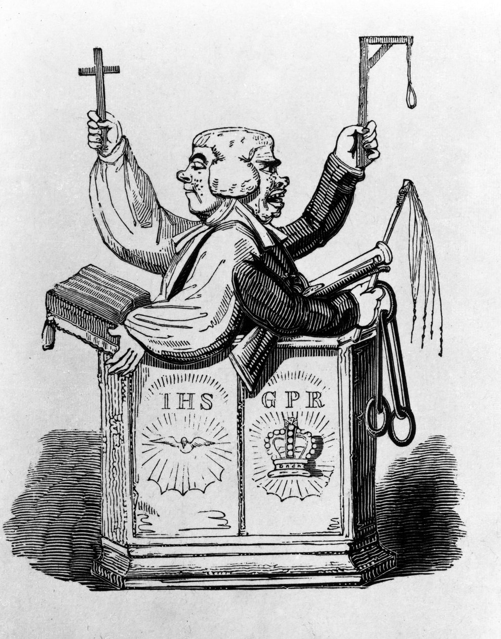 Kirkkotuomari, 1819 tekijältä George Cruikshank