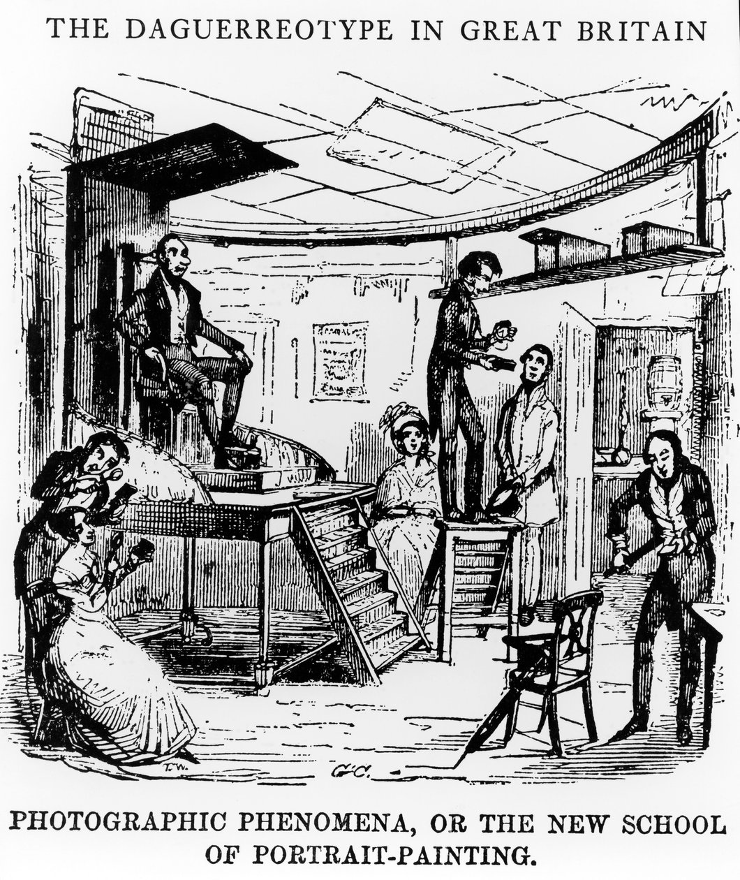 Daguerrotypia Isossa-Britanniassa, 1843 tekijältä George Cruikshank
