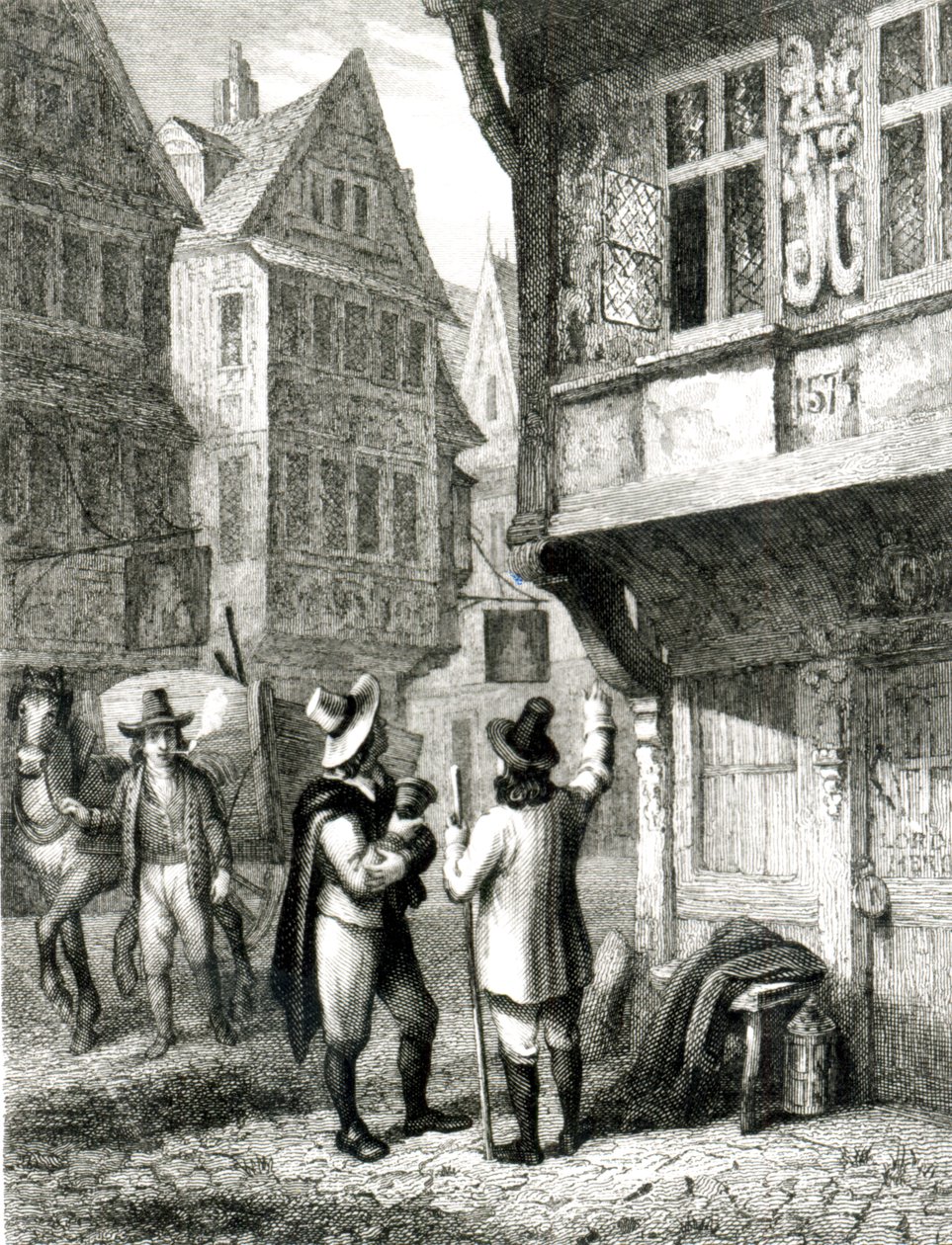 Kuollut kärry, kaivertanut Davenport, 1. heinäkuuta 1835 tekijältä George Cruikshank