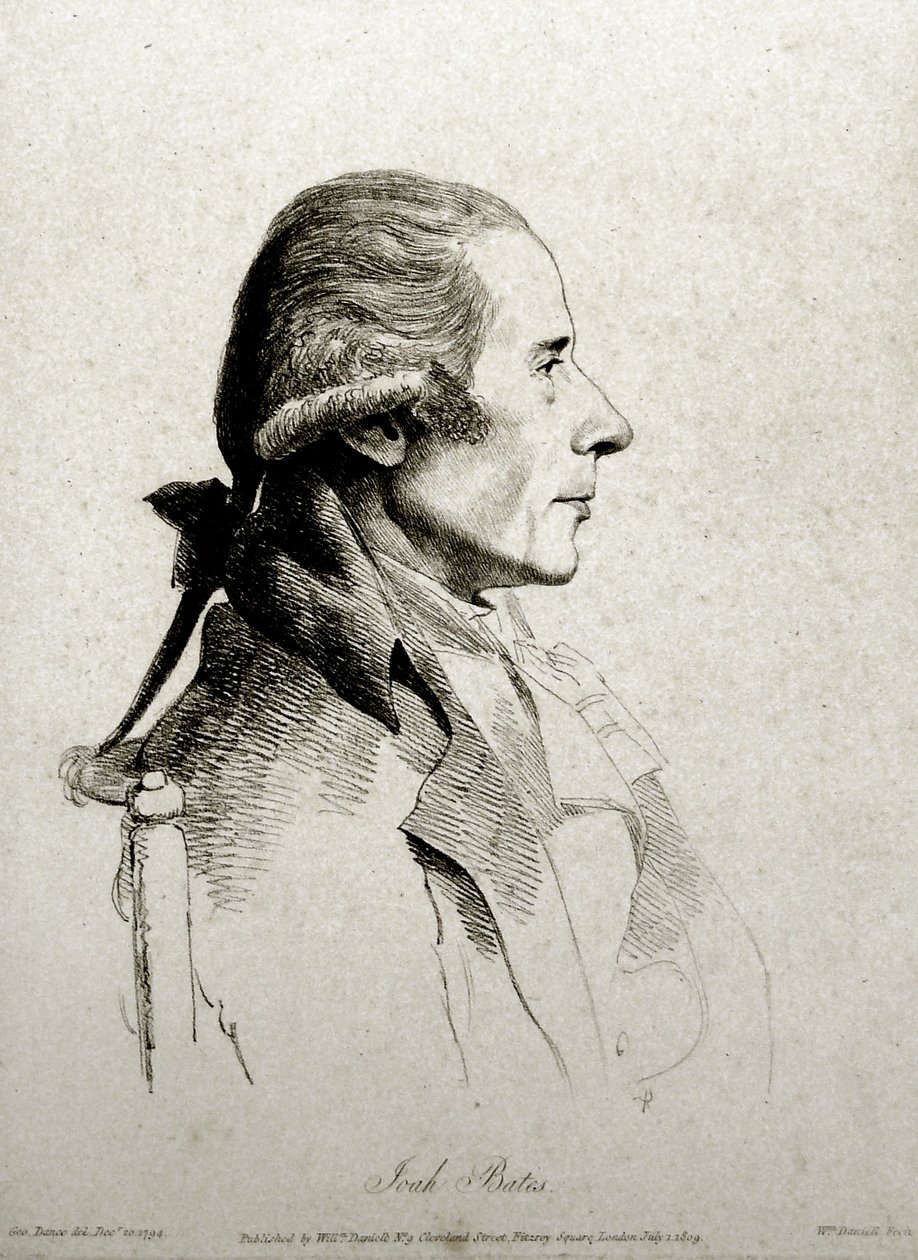 Joah Bates, kaiverrettu William Daniell (1769-1837), 1809 (pehmeä etsaus) tekijältä George Dance