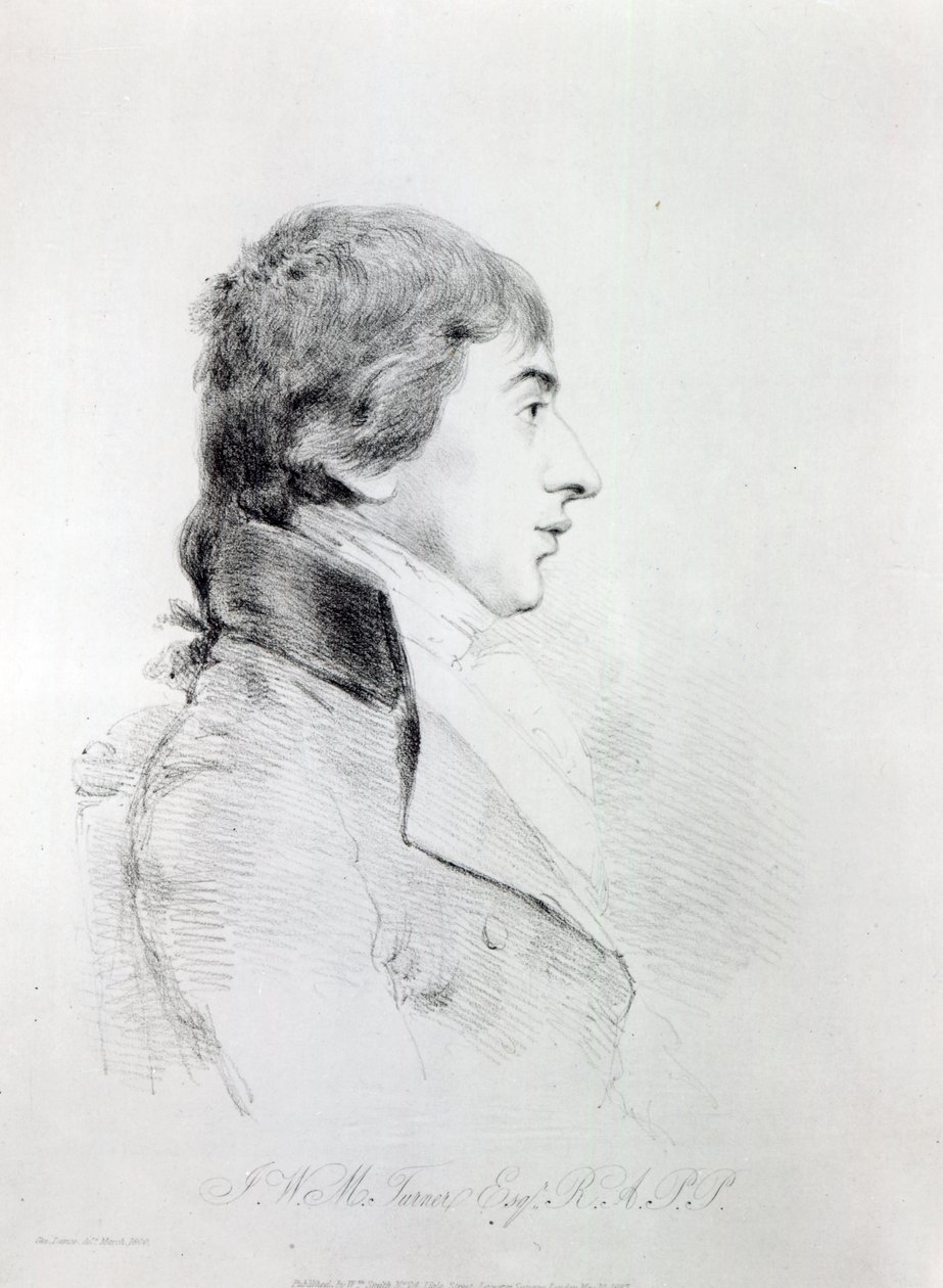 Joseph Mallord William Turner R.A, kaiverrus William Daniell, 1827 tekijältä George Dance