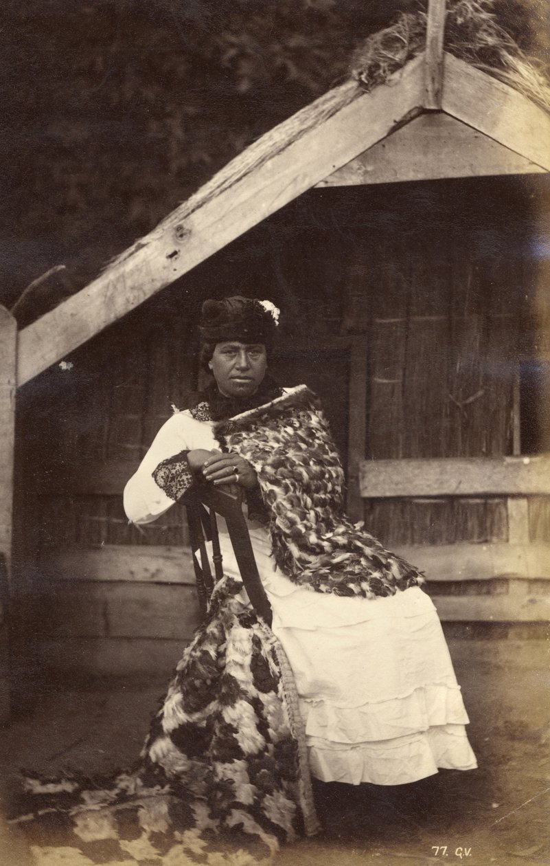 Opas Kate, Wairoa, 1885 (albumiprintti) tekijältä George Dobson Valentine