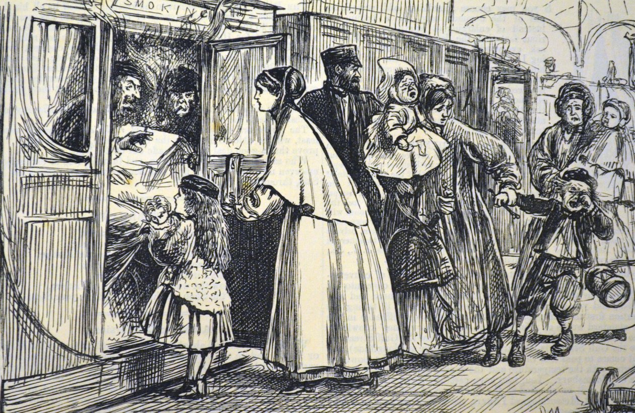 Tupakkavaunujen hyökkäys, 1869 tekijältä George du Maurier