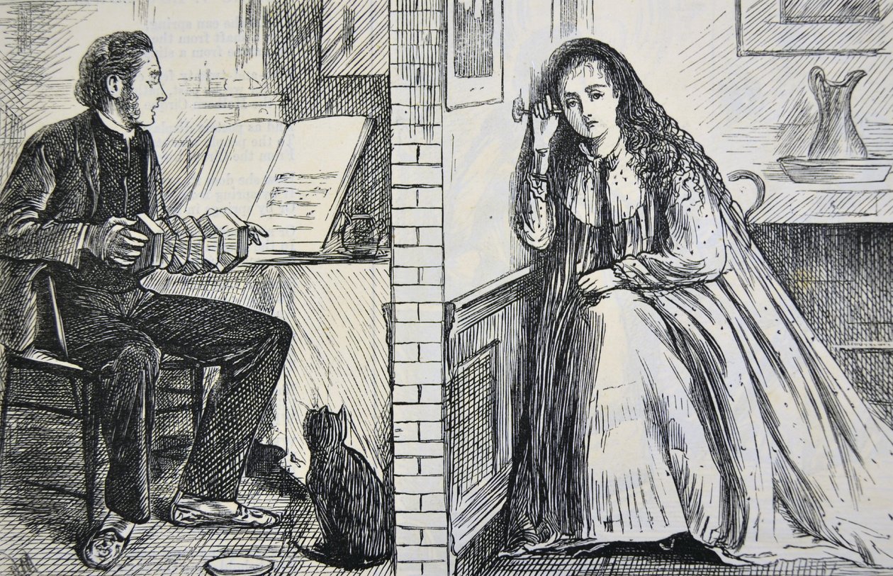 Äänen värähtely, 1871 tekijältä George du Maurier