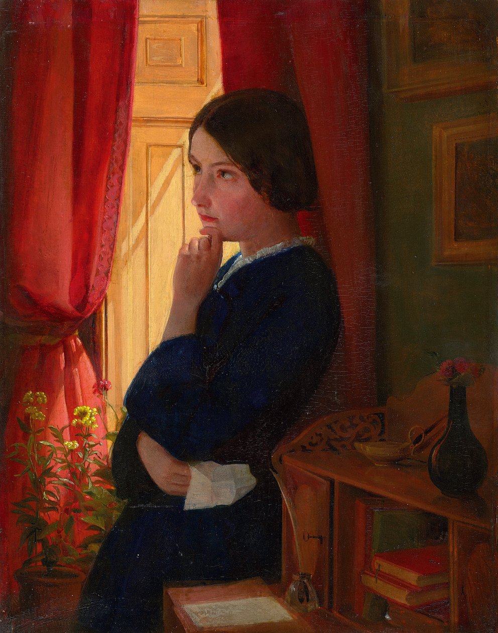 Harkitaan vastausta, n. 1860 tekijältä George Dunlop Leslie