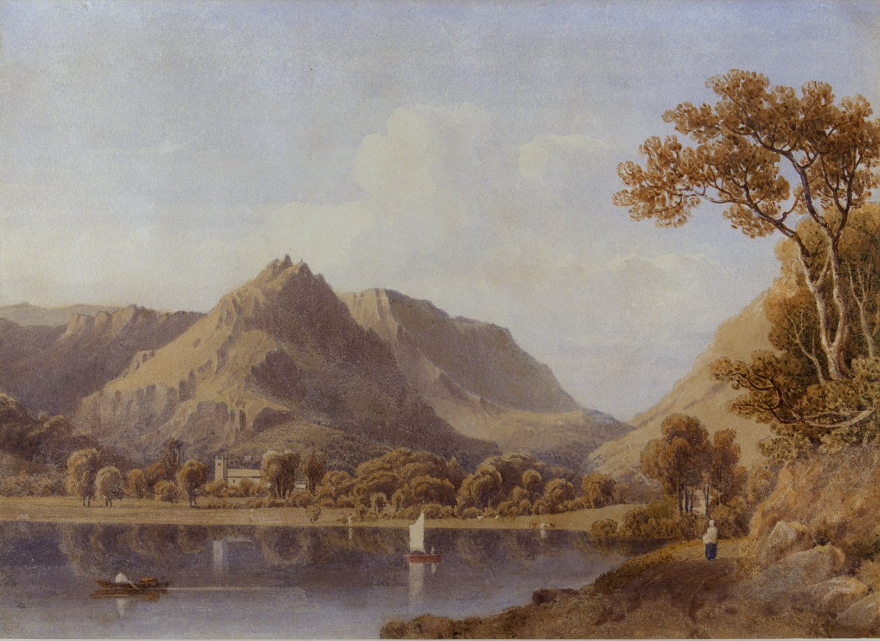 Grasmere Lake, 1830 tekijältä George Fennel Robson
