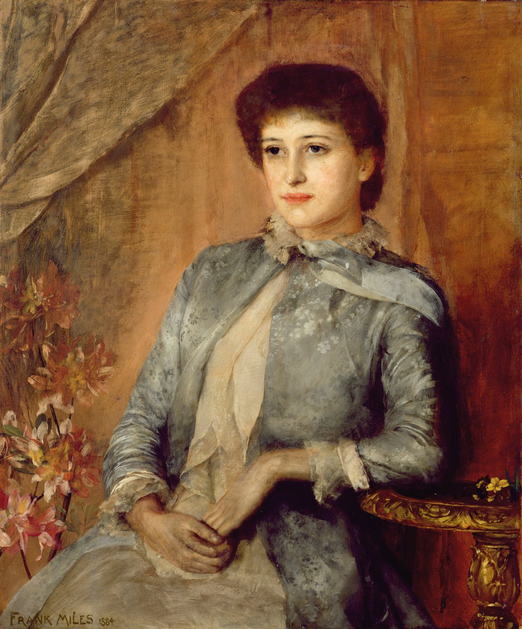 Lily Langtryn muotokuva, 1884 tekijältä George Frank Miles