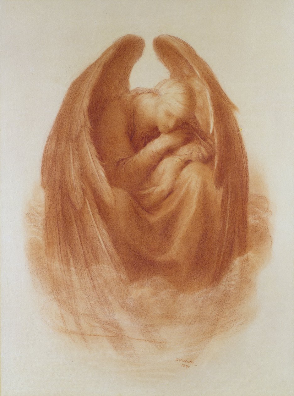 Kuolema kruunaa viattomuuden, 1890 tekijältä George Frederick Watts
