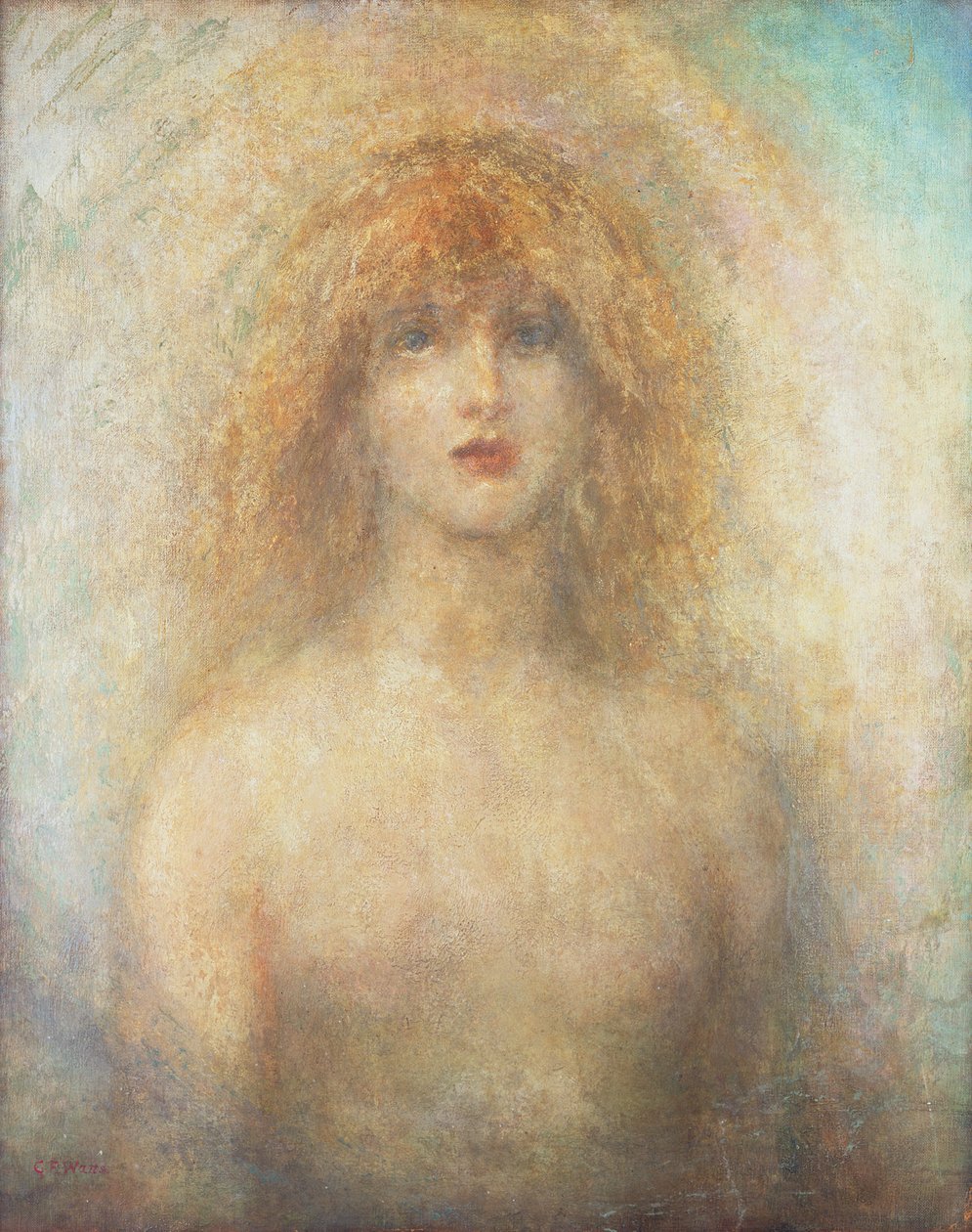 Uldra, Skandinaavinen sateenkaaren henki vesiputouksessa, 1884 tekijältä George Frederick Watts