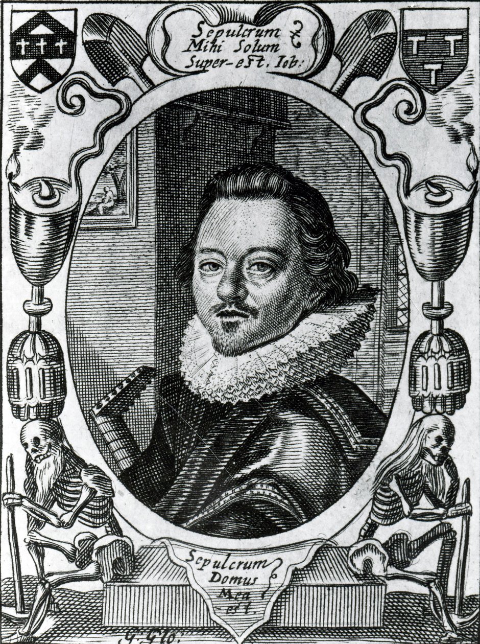 William Austin "Meditaatioidensa" otsikkosivulla, 1635 tekijältä George Glover