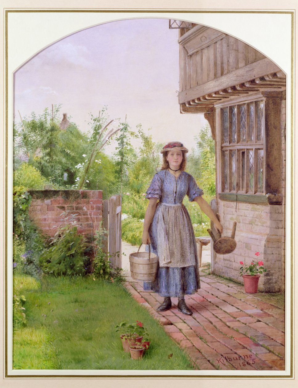 Nuori maitotyttö tekijältä George Goodwin Kilburne