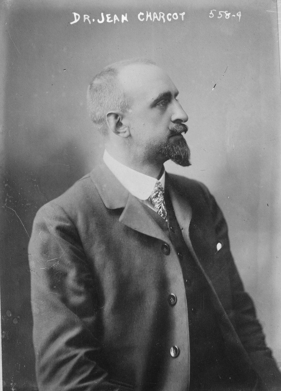 Tohtori Jean Charcot, 1908 tekijältä George Grantham Bain