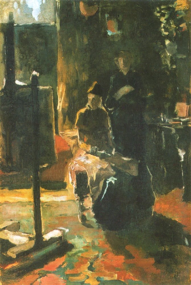 Työpajassa tekijältä George Hendrik Breitner