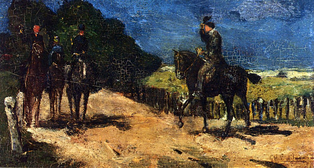 Ulkona ratsastus tekijältä George Hendrik Breitner