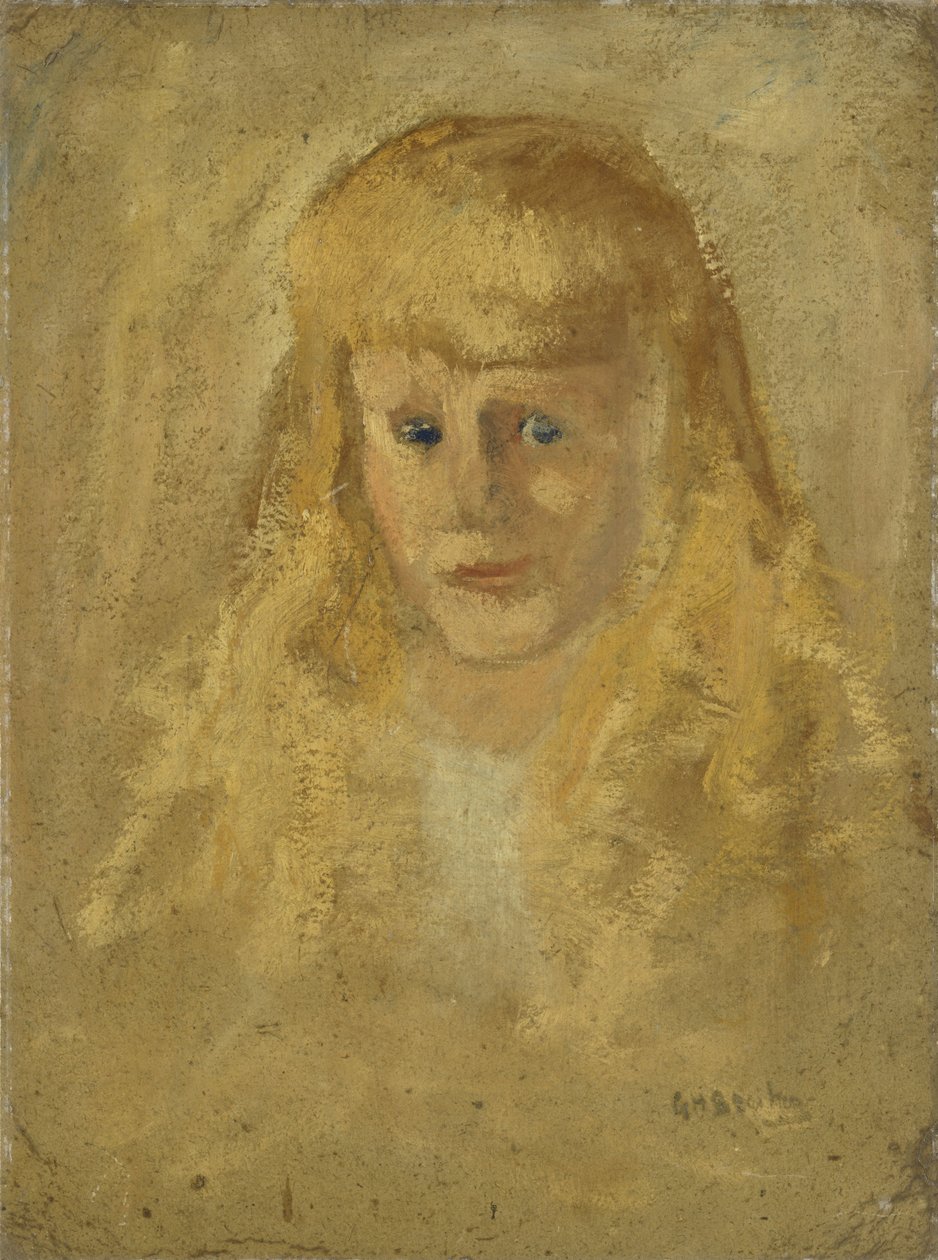 Portret van Marie Anne Henriette Breitner tekijältä George Hendrik Breitner
