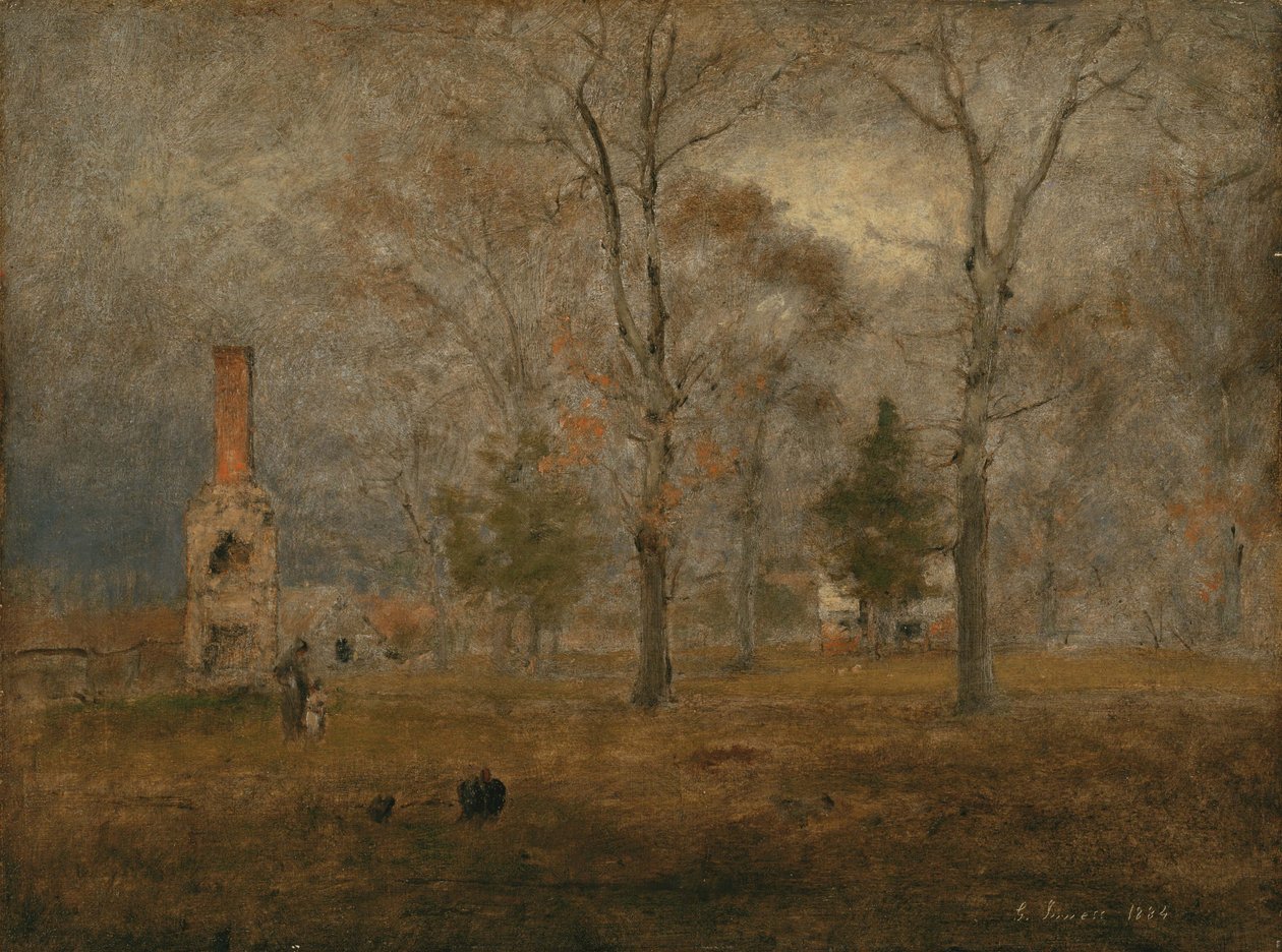 Harmaa päivä, Goochland tekijältä George Inness