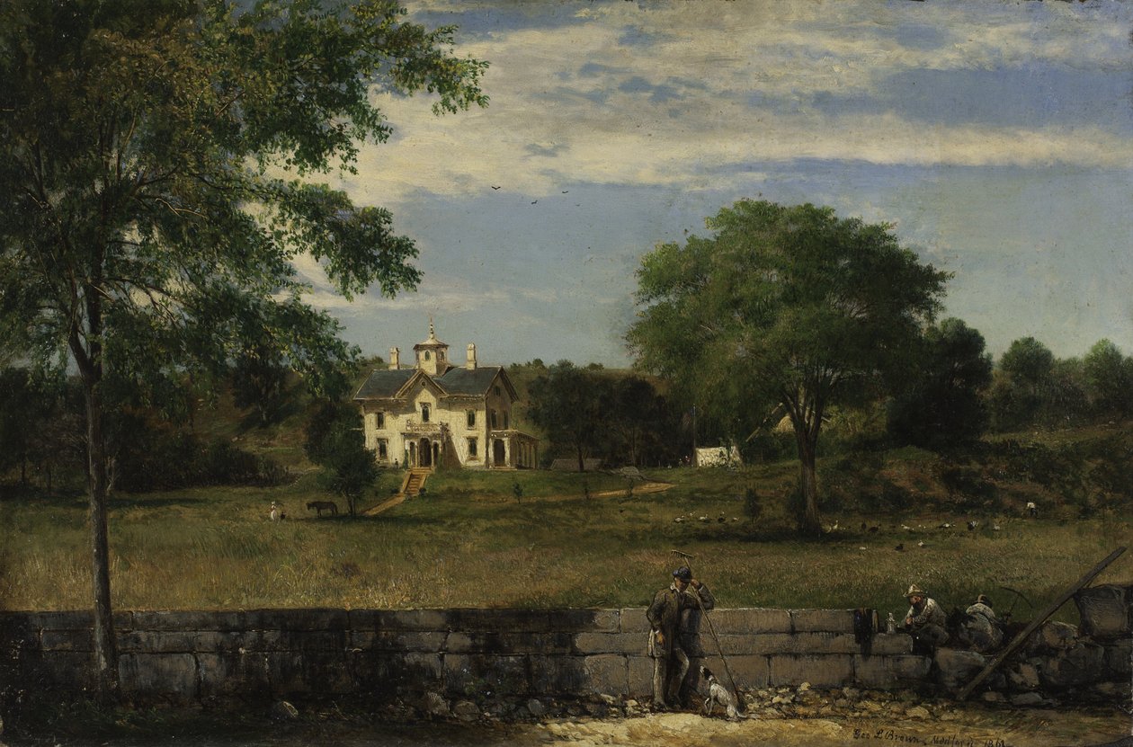 Morning Effect, Medford, Massachusetts, 1861 tekijältä George Loring Brown
