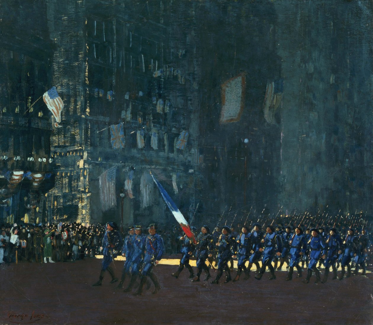 Blue Devils Fifth Avenuella tekijältä George Luks